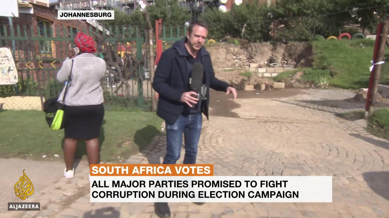 South Africa votes as ruling ANC to reverse sliding support