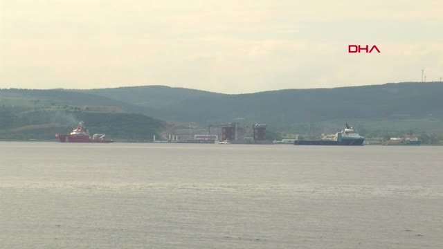 Çanakkale 1915 Çanakkale Köprüsü Kule Kesonları Batırılıyor