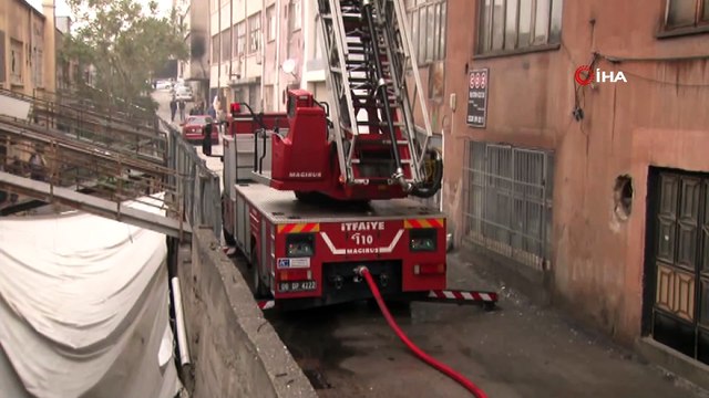 Başkent’te boya ve cila atölyesinde yangın çıktı