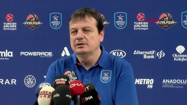 Spor Anadolu Efes Başantrenörü Ergin Ataman'ın Açıklamaları