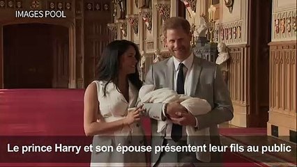 Le prince Harry et Meghan présentent "baby Sussex"