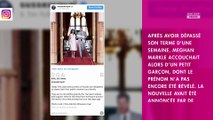 Meghan Markle maman : son accouchement a battu un record sur Instagram