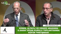 Faruk Süren, Fatih Altaylı ve Mustafa Cengiz arasında küfür tartışması!