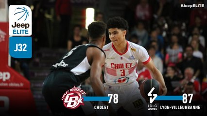 Jeep® ÉLITE : Cholet vs Lyon-Villeurbanne (J32)