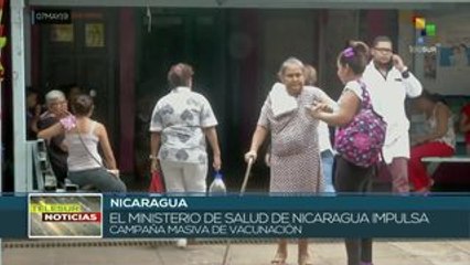 Gobierno de Nicaragua impulsa campaña masiva de vacunación