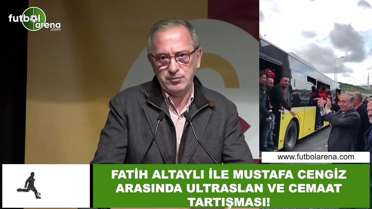 Fatih Altalyı ile Mustafa Cengiz arasında Ultraslan cemaat tartışması