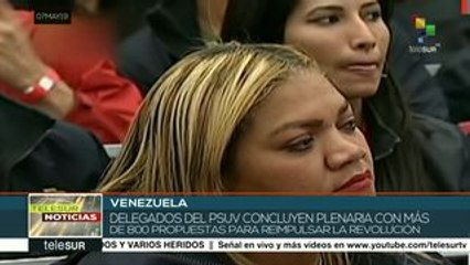 Culmina IV Congreso del PSUV con más de 800 propuestas