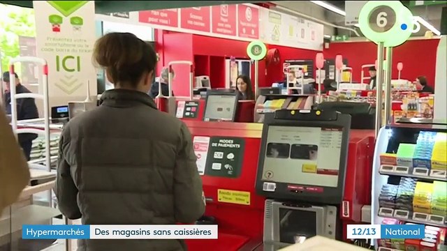 Hypermarchés : des magasins sans caissières
