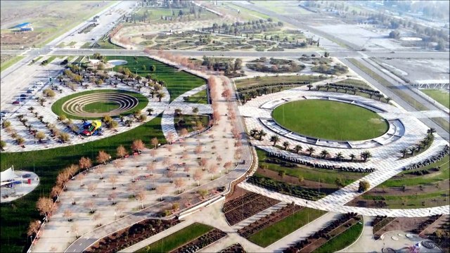 Bicentenario Park at Los Cerrillos in Santiago, Chile