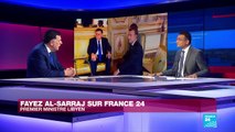 Fayez al-Sarraj sur France 24 : 