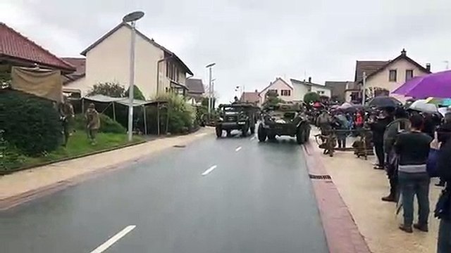 Reconstitution historique à Meroux-Moval : la reddition des soldats allemands