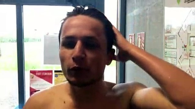 Coupe LAuRA Foot (1/4 de finale) – Thomas LAMBERT réagit après la qualification du FC VAL LYONNAIS contre HAUTS-LYONNAIS