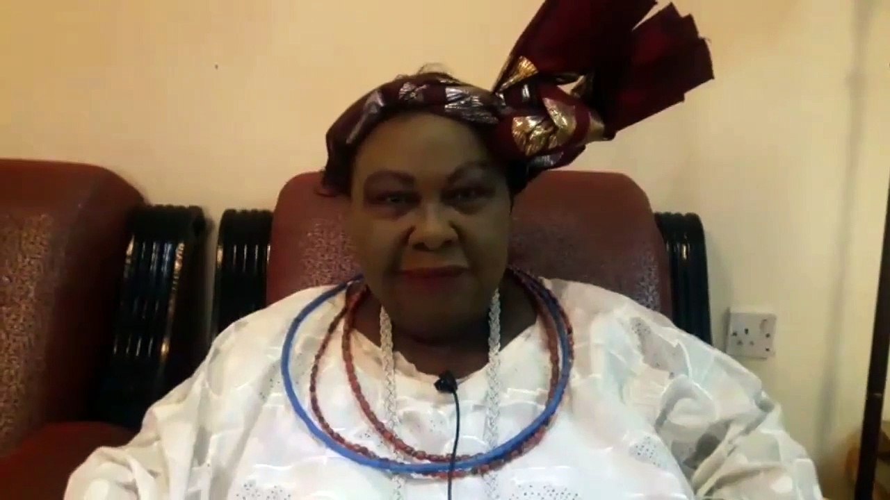 Our man, Dapo Akinrefon, speaks with elder statewoman, Chief Mrs Rita-Lori Og...