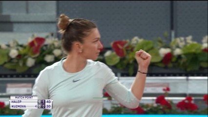 Madrid - Halep balaie Kuzmova  6-0, 6-0