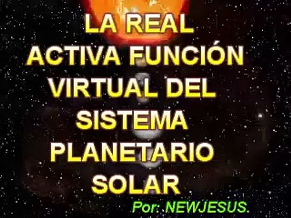 SOLAR SYSTEM  VIRTUAL FUNCTION  -WITH MOZARTH MUSIC