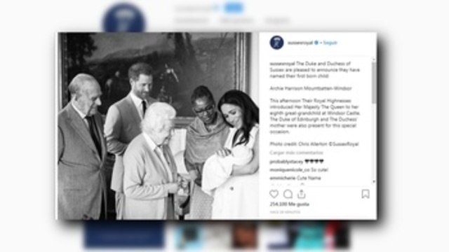El bebé de los duques de Sussex se llama Archie Harrison Mountbatten-Windsor