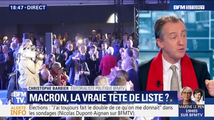 Européennes: Emmanuel Macron, la vraie tête de liste ?