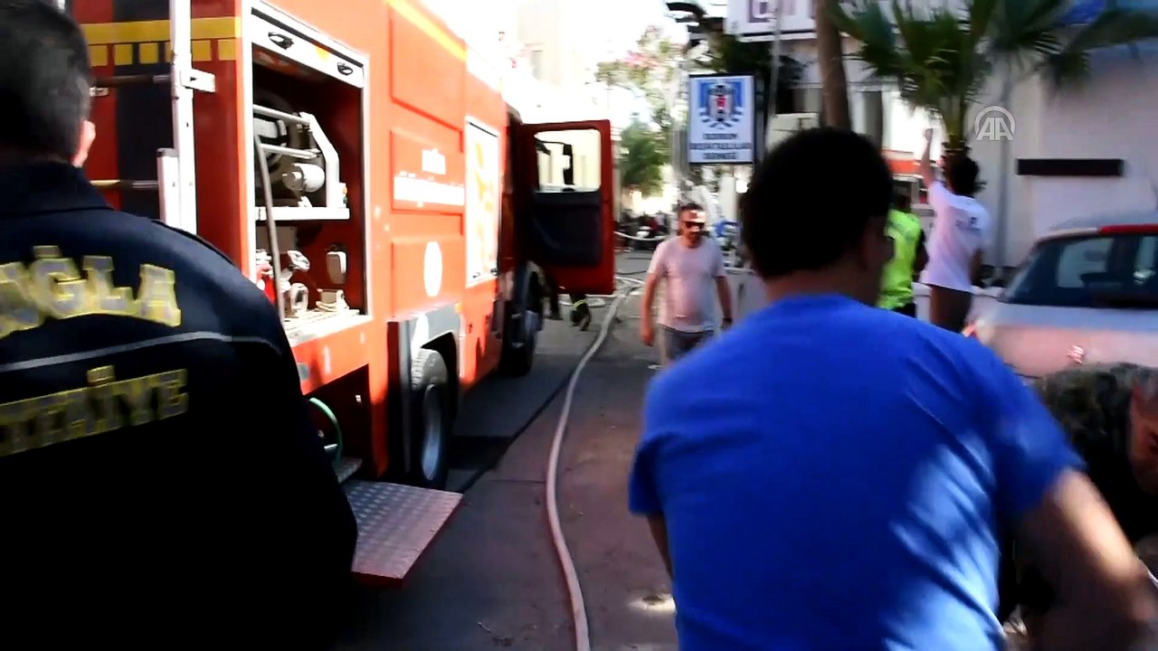 Bodrum'da restoranda yangın (2) - MUĞLA