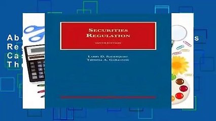 About For Books  Securities Regulation (University Casebook Series) by Theresa Gabaldon (author)