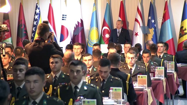 Cumhurbaşkanı Erdoğan: ''En yakın zamanda Münbiç'i ve Fırat'ın doğusunu terör örgütlerinden yine sizler temizleyeceksiniz'' - ANKARA