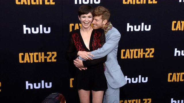 Michelle Alexander and Daniel David Stewart Catch 22 Premiere Black Carpet