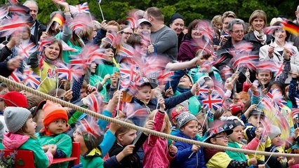 Leipzig feiert Charles und Camilla