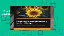 Functional Programming in JavaScript  Best Sellers Rank : #4