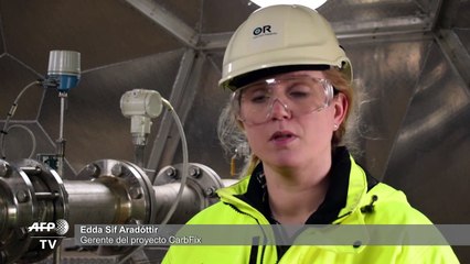 Islandia convierte el CO2 en roca para limpiar la atmósfera