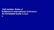 Full version  Rules of Evidence in International Arbitration: An Annotated Guide (Lloyd s