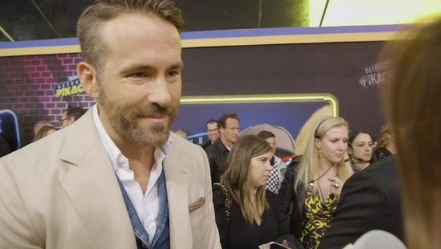 Ryan Reynolds at the 'Pokemon Detective Pikachu' premiere