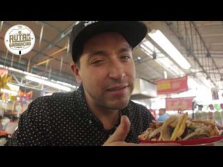 Tacos de cecina y chorizo verde en la Pequeña Marquesa