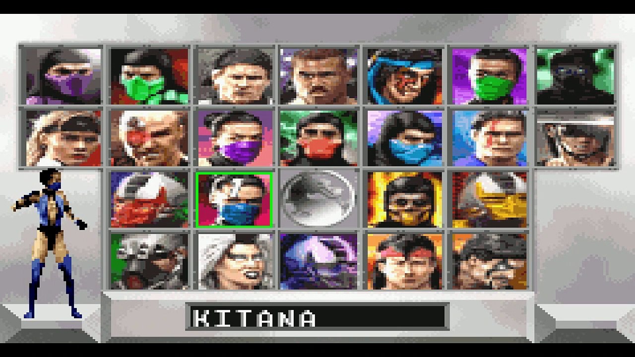 Playing Mortal Kombat Advance for GBA