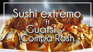 SUSHI con Tocino, Res, pollo y camarón en Culiacán.