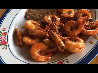 CAMARONES a la DIABLA, AL COCO, AL MANGO Y más  EN Tuxpan