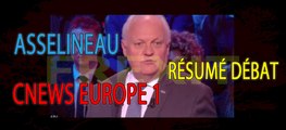 Asselineau - résumé débat Cnews Europe1