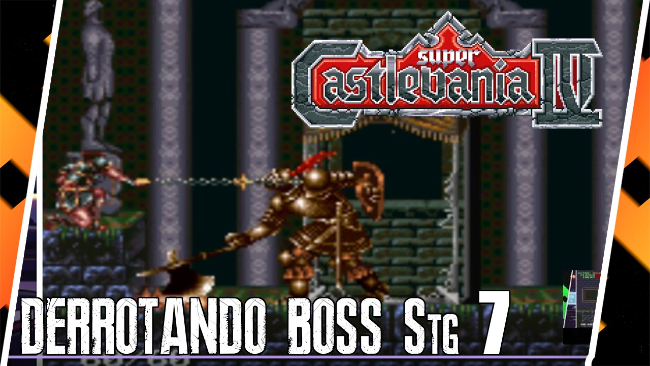 Super Castlevania 4 - Stage 7 - Derrotando o Boss