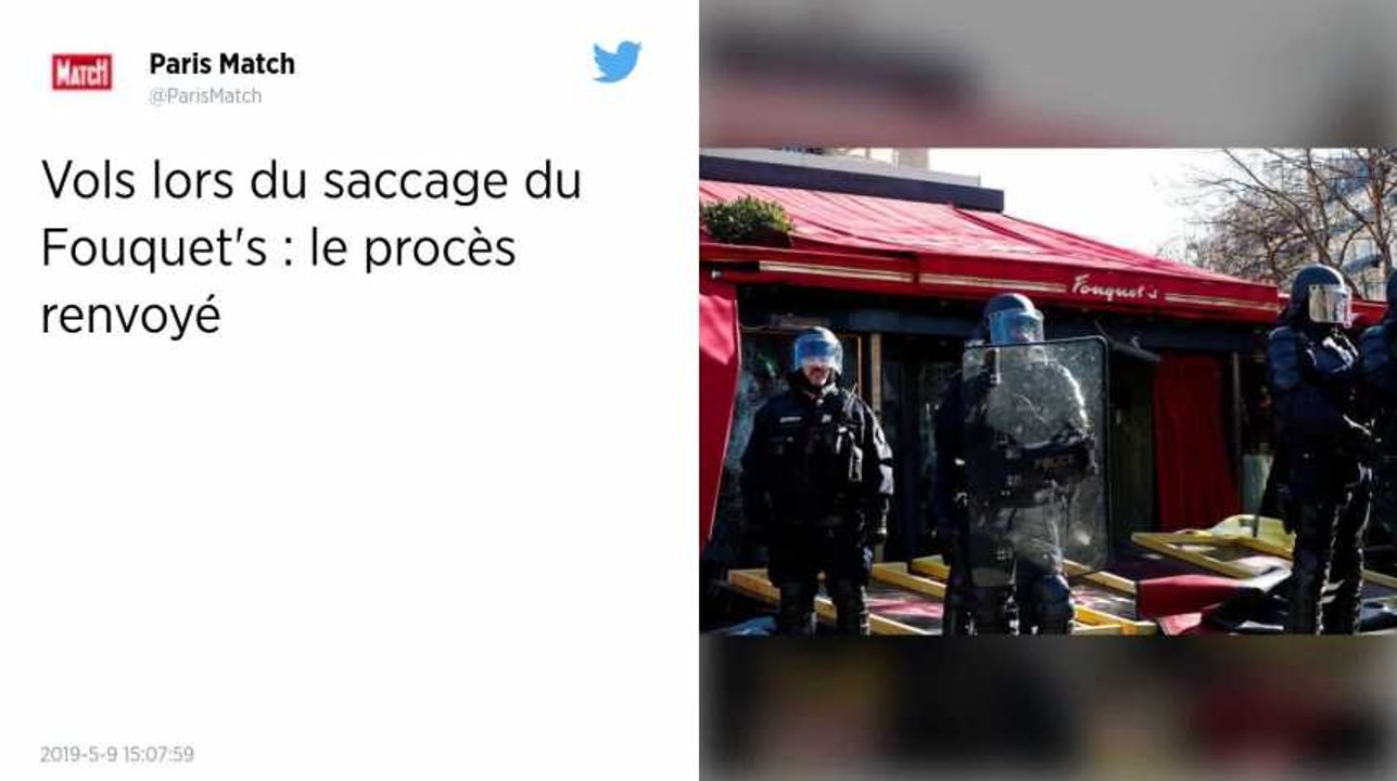 Gilets jaunes. Vol de fourchettes et d'un tabouret lors du saccage du Fouquet's : procès renvoyé au 11 octobre