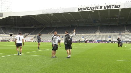 Challenge Cup - Azéma : "St James' Park, un stade magnifique"