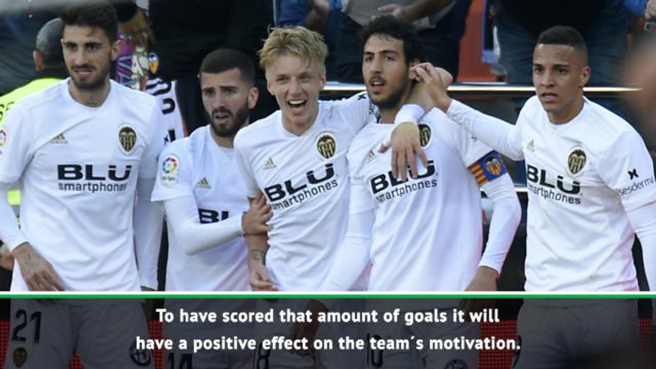 Valencia's win over Huesca will give them confi...