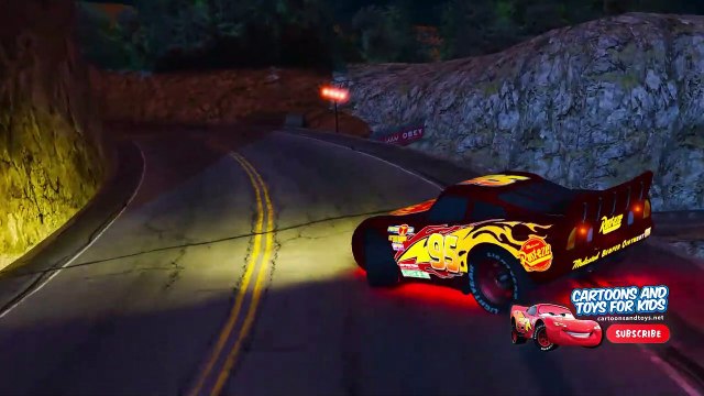 Happy Meal Cars 3 Lightning Mcqueen Jackson Storm Cruz Ramirez Night Canyon Drift Race