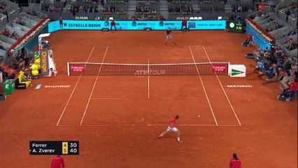 Madrid - Zverev envoie Ferrer à la retraite
