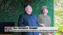 North Korea defends firing of projectiles as 