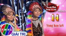 THVL | Tuyệt đỉnh song ca nhí Mùa 3 - Tập 14[1]: Vũ điệu hoang dã, Rock Sài Gòn -  Minh Hằng, Ngọc Nhi