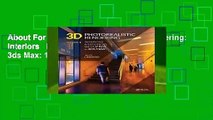 About For Books  3D Photorealistic Rendering: Interiors   Exteriors with V-Ray and 3ds Max: 1