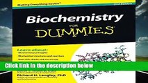 Full E-book  Biochemistry For Dummies, 2nd Edition  Best Sellers Rank : #4
