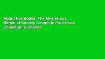 About For Books  The Mysterious Benedict Society Complete Paperback Collection Complete