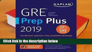 R.E.A.D GRE Prep Plus 2019: Practice Tests + Proven Strategies + Online + Video + Mobile