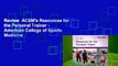 Review  ACSM's Resources for the Personal Trainer - American College of Sports Medicine