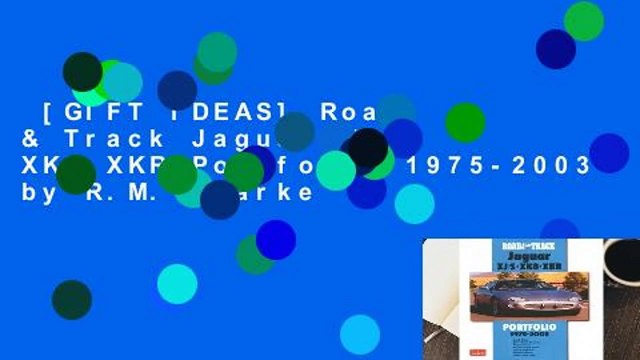 [GIFT IDEAS] Road & Track Jaguar XJ-S XK8 XKR Portfolio 1975-2003 by R.M. Clarke