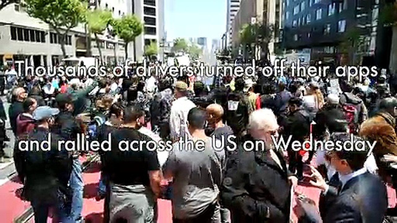 Uber and Lyft drivers strike over pay and working conditions